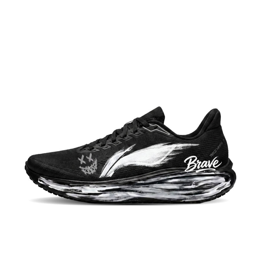 Li-Ning Li Ning Red Hare 9 Running Shoes Men's Low Top Black/White