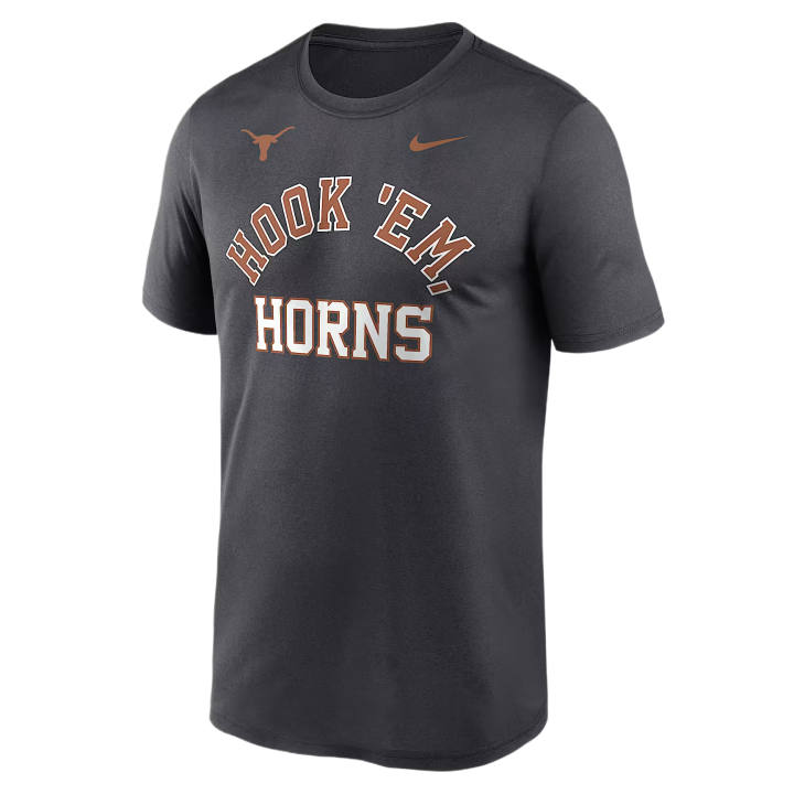 Nike Nike Dri Fit College T Shirts Men's Anthracite Crew Neck