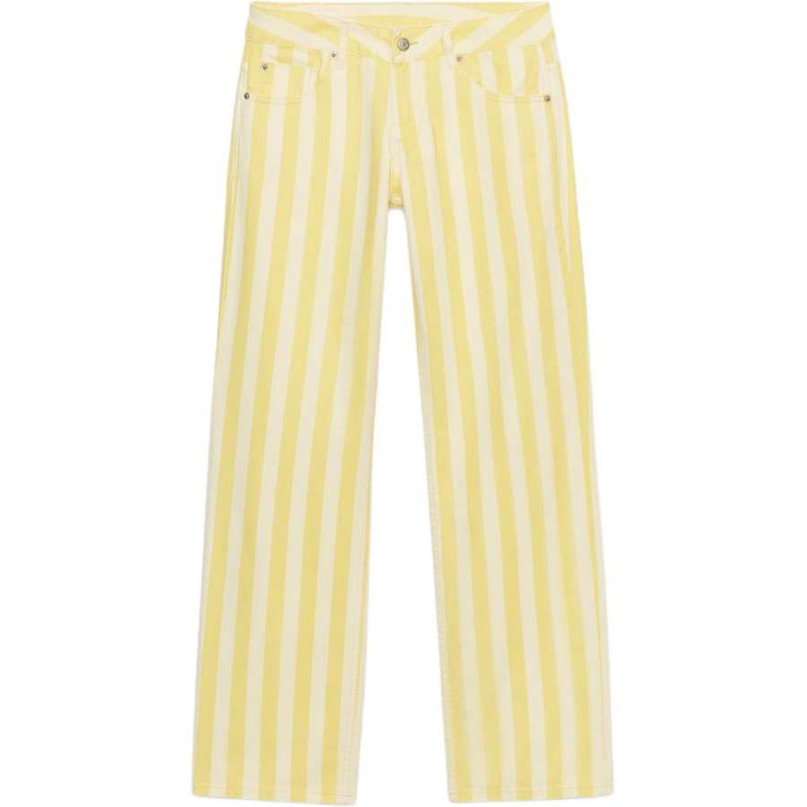 ZARA Trf Jeans Women's Stripes Moderate