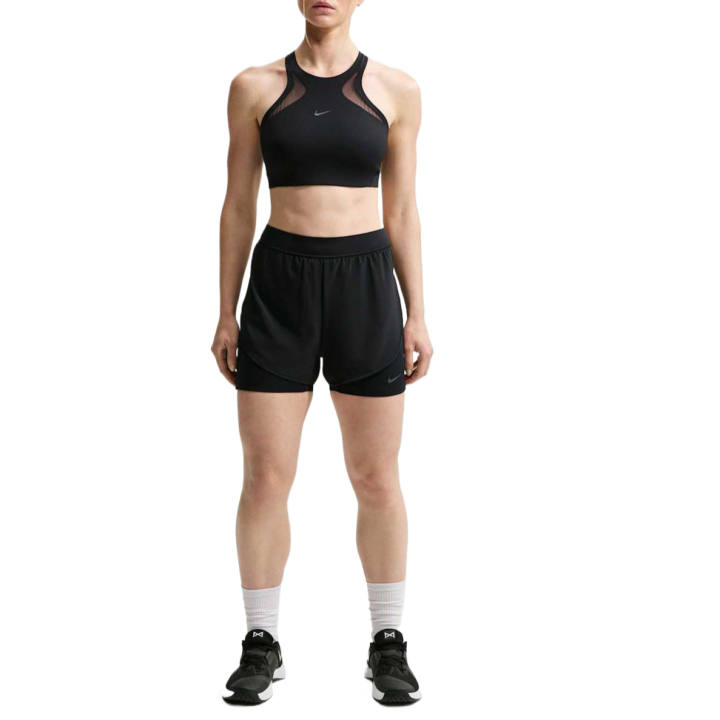 Nike Nike Sports Underwear Women's Black/Charcoal Gray/Dark Smoke Gray Crew Neck Moderate