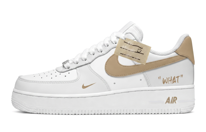 Nike Nike Air Force 1 Skateboard Shoes Unisex Low Top White Gray