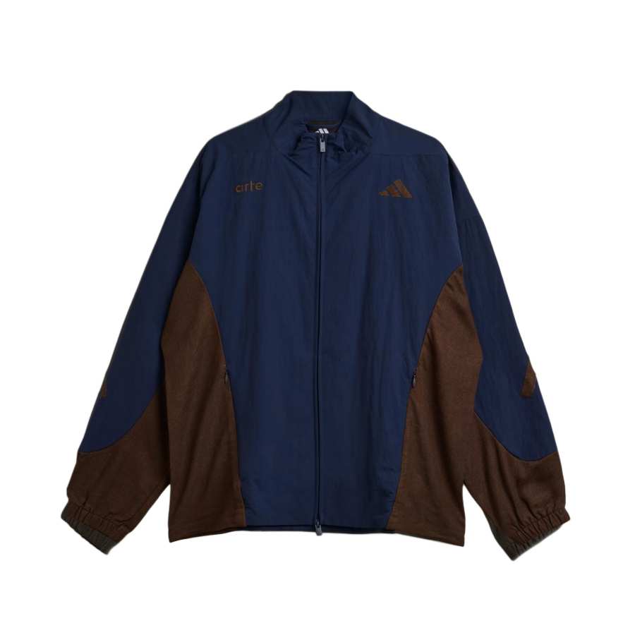 Adidas Adidas X ARTE Z.N.E Jackets Men's Collegiate Marine Blue/Dust Workwear Color Turtleneck Moderate Straight Fit