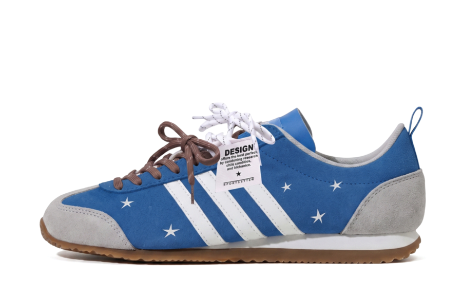 Adidas Adidas VS JOG 2.0 German Army Trainers Unisex Low Top Blue White