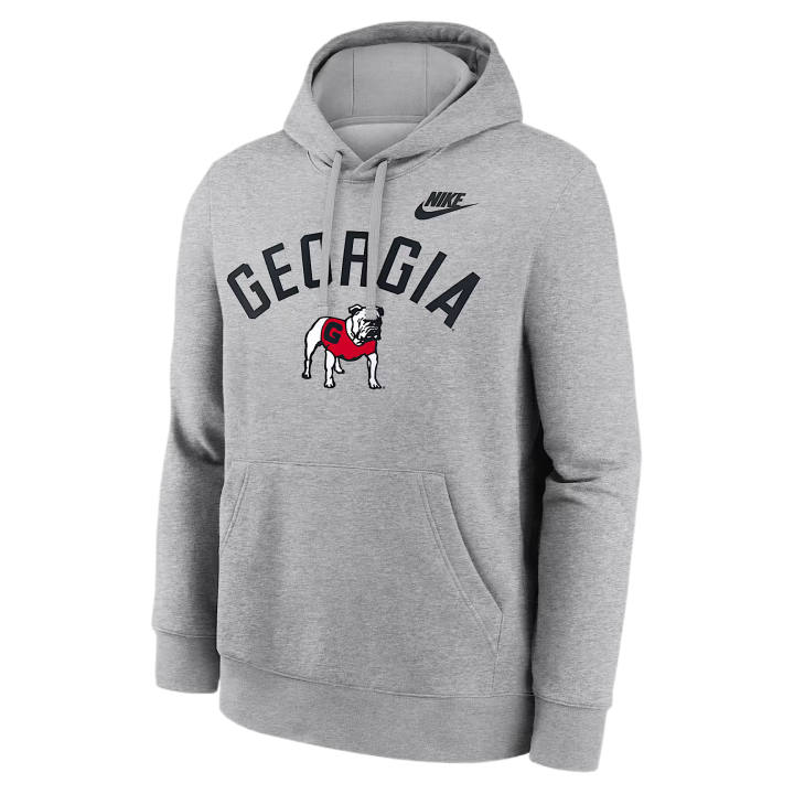 Nike Nike College Sweatshirts Men's Gray Heather Hooded Non Detachable Moderate