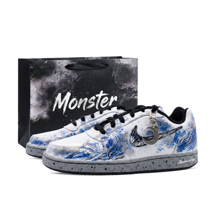 Nike Nike EBERNON Skateboard Shoes Unisex Low Top White/Black/Gray