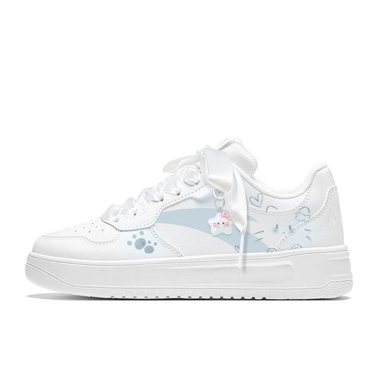ANTA Easy Skateboard Shoes Women's Low Top White
