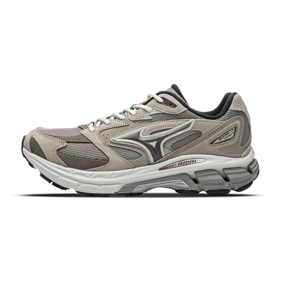 Mizuno LG Premium Running Shoes Unisex Low Top Gray/Olive Green/Sand Nickel