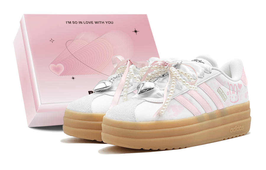 Adidas Adidas VL Court Bold German Army Trainers Women's Low Top White