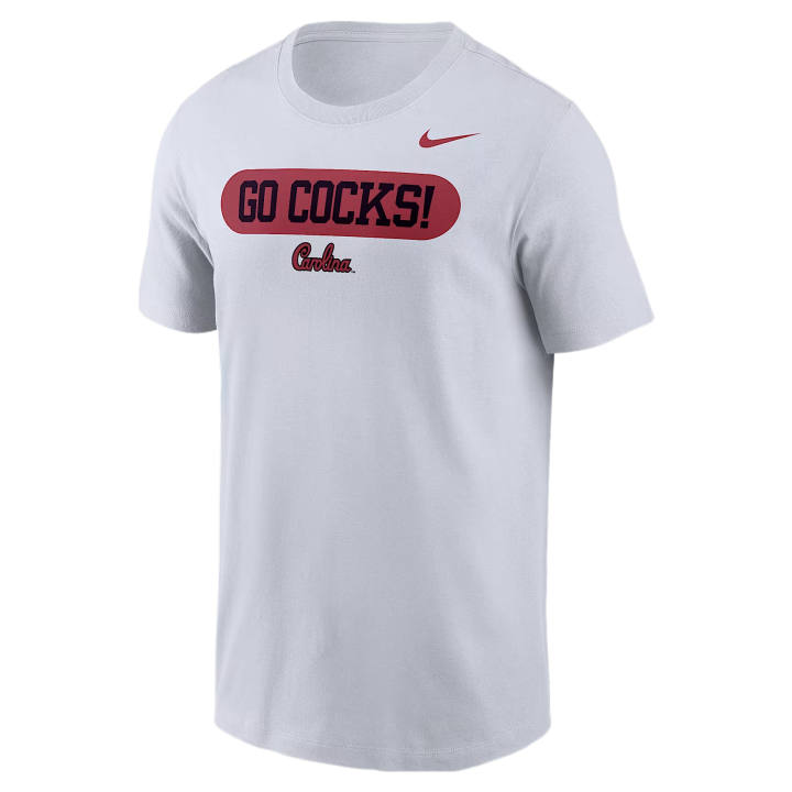 Nike Nike College T Shirts Men's White Crew Neck