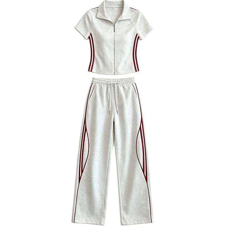 SIXUSICHOU Casual Suits Women's Polo Collar Moderate