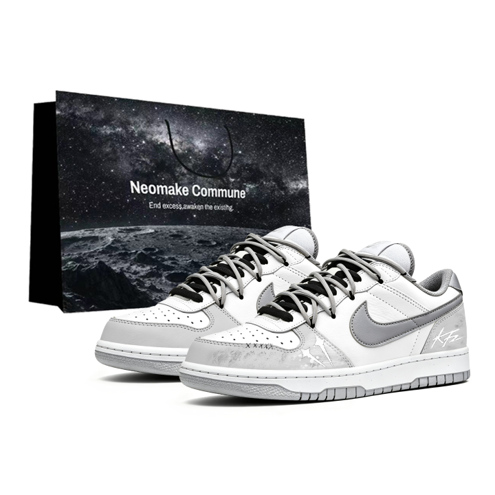Nike Nike Big Skateboard Shoes Unisex Low Top Gray