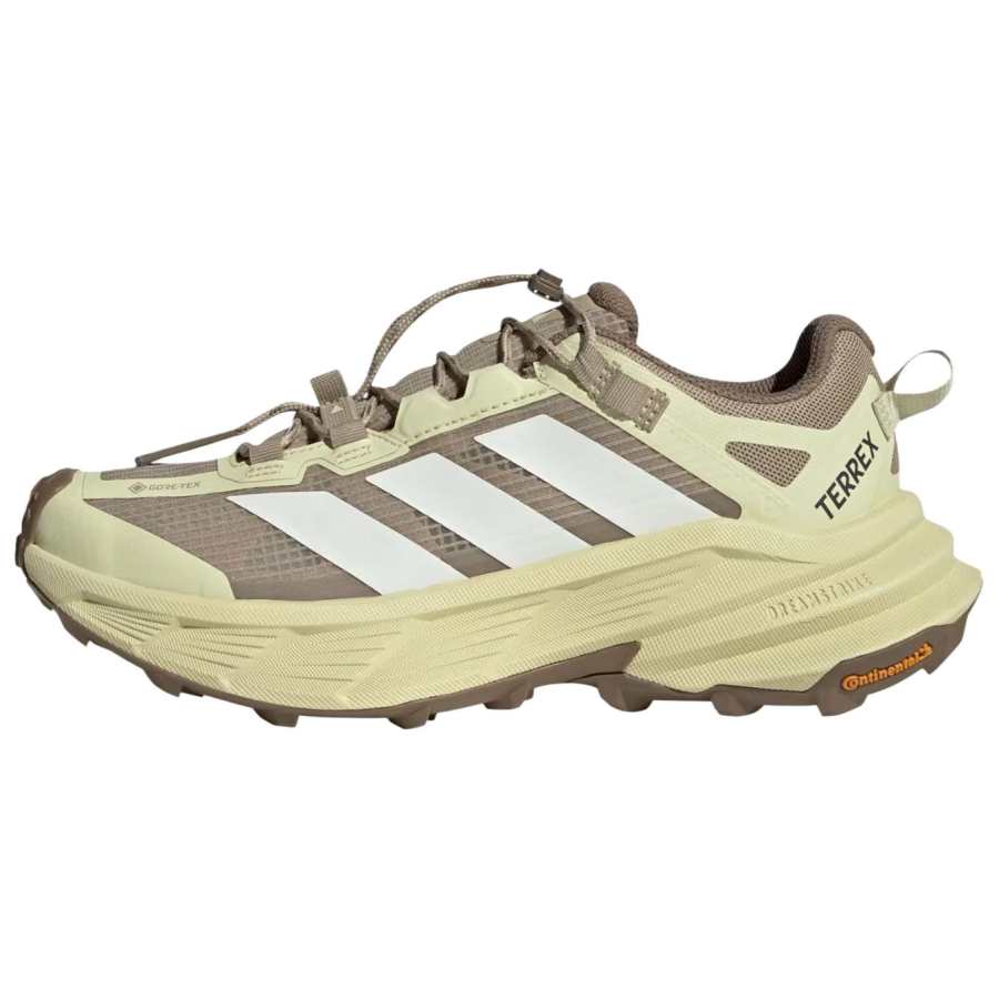 Adidas Adidas Terrex Freehiker SL Mountaineering & Hiking Shoes Women's Low Top Dual Tone Yellow/Ivory White/Warm Gold Brown