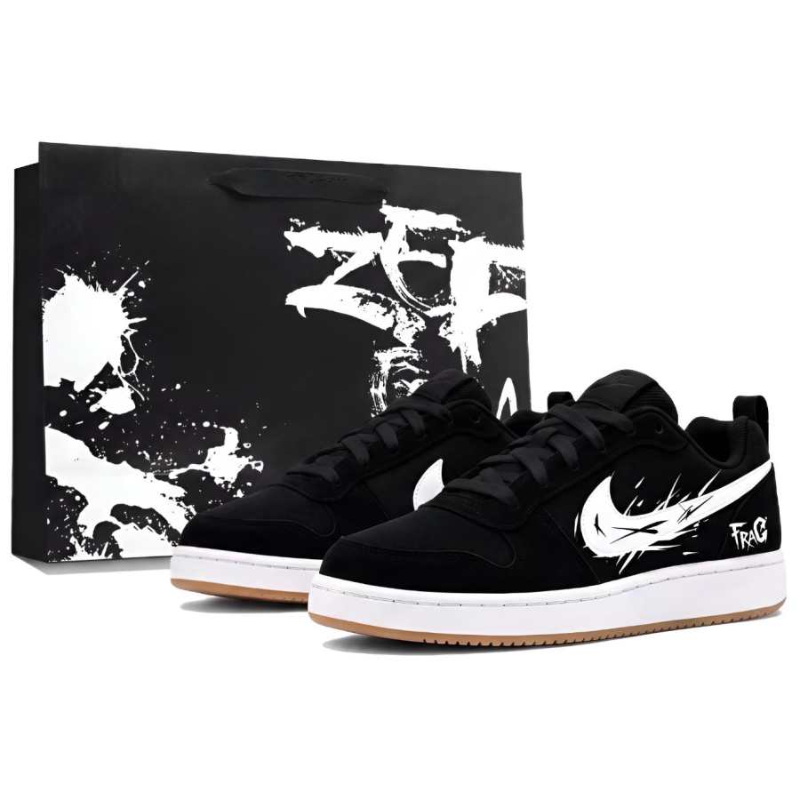 Nike Nike Court Borough Skateboard Shoes Men's Low Top Black, White
