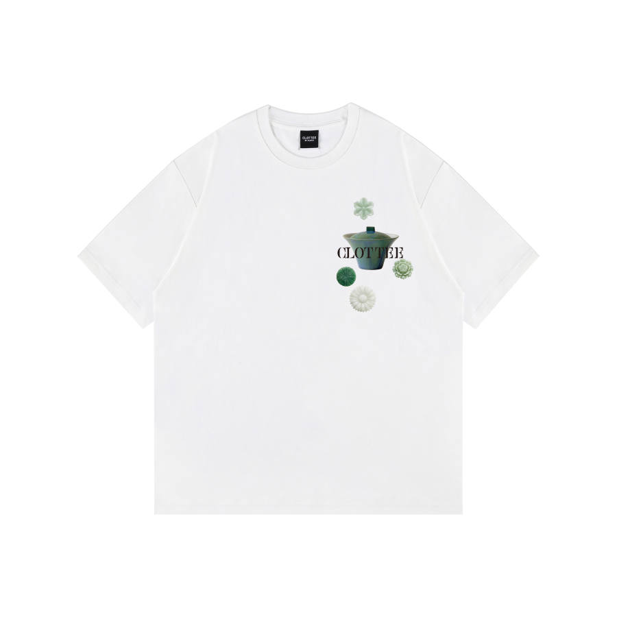 CLOT T Shirts Unisex Crew Neck Moderate Straight Fit