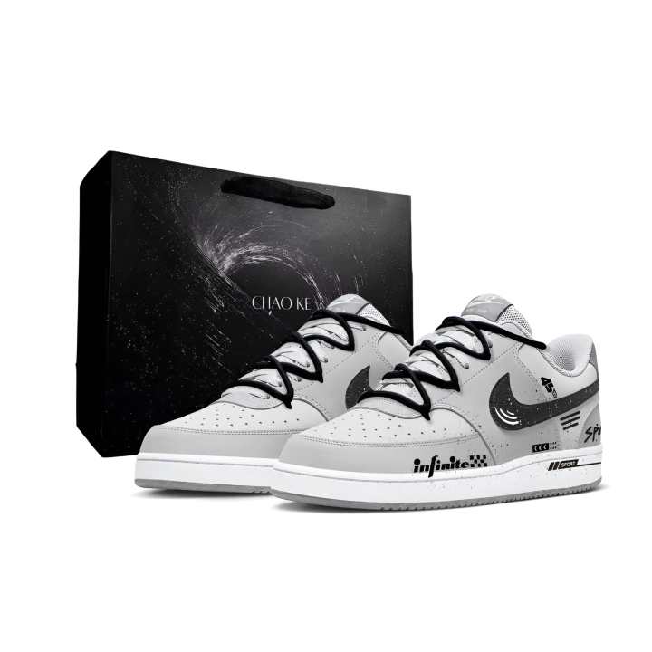 Nike Nike Court Vision Skateboard Shoes Men's Low Top Gray