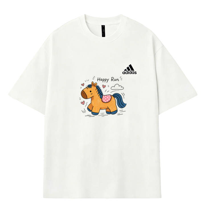 Adidas Adidas MUST HAVES T Shirts Men's White Crew Neck Moderate