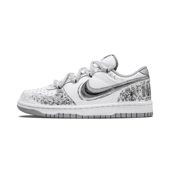 Nike Nike Big Skateboard Shoes Men's Low Top Gray