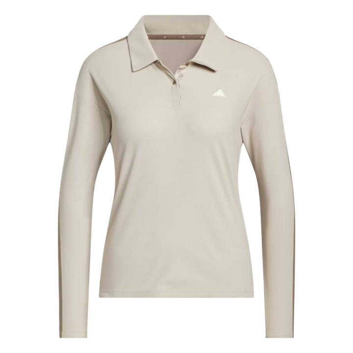 Adidas Adidas Performance Golf Clothing Women's Khaki Three Polo Collar Moderate