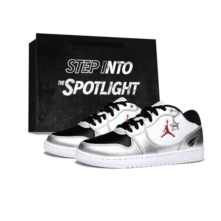 Jordan Jordan COURT CONNECT Skateboard Shoes Men's Low Top Silver