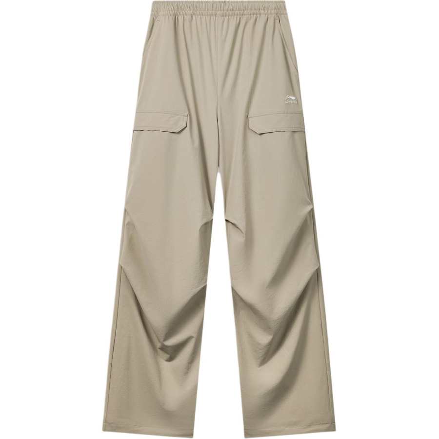 Li-Ning Li Ning Sports Life Collection Sports Pants Women's Muted Grass Moderate Straight Fit Pants