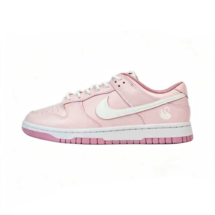 Nike Nike Dunk Skateboard Shoes Women's Low Top Pink White Multicolor