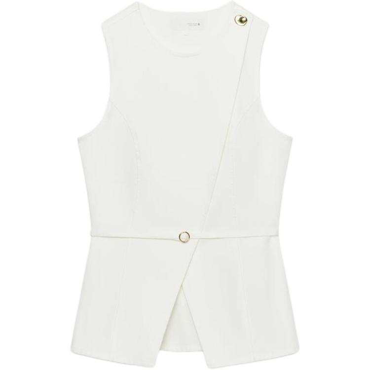 ZARA Tank Tops Women's White