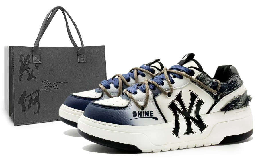 MLB MLB Chunky Liner Skateboard Shoes Unisex Low Top Blue/White