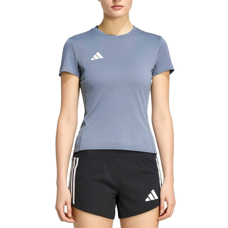 Adidas Adidas Running T Shirts Women's Agate Crew Neck Straight Fit