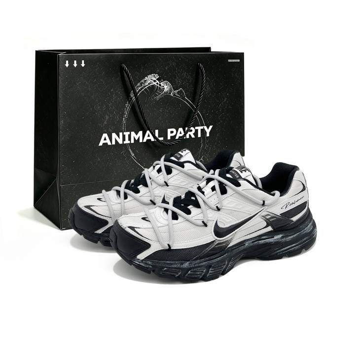 Nike Nike Initiator Running Shoes Unisex Low Top Black White Gray