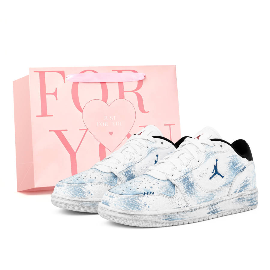 Jordan Jordan COURT CONNECT Skateboard Shoes Men's Low Top Blue