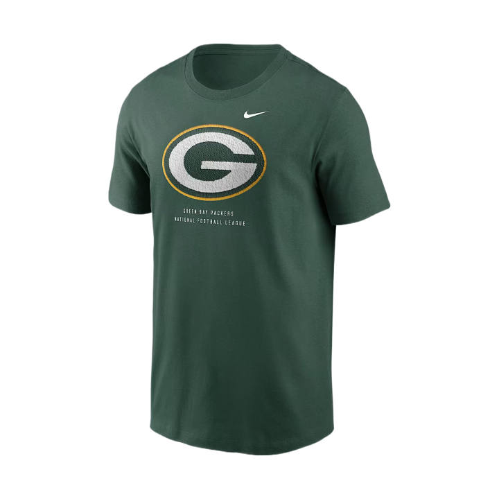 Nike Nike NFL T Shirts Men's Green Crew Neck Moderate