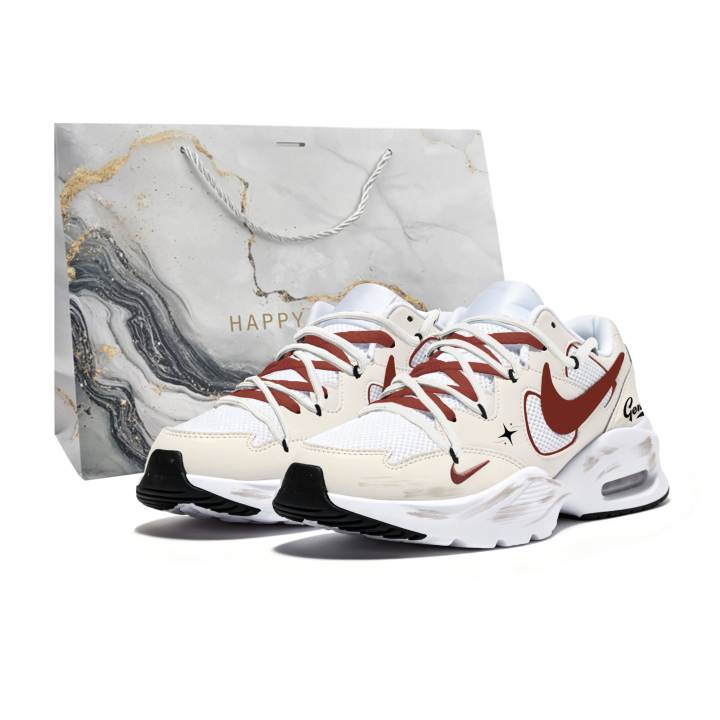 Nike Nike Air Max Fusion Running Shoes Men's Low Top Red