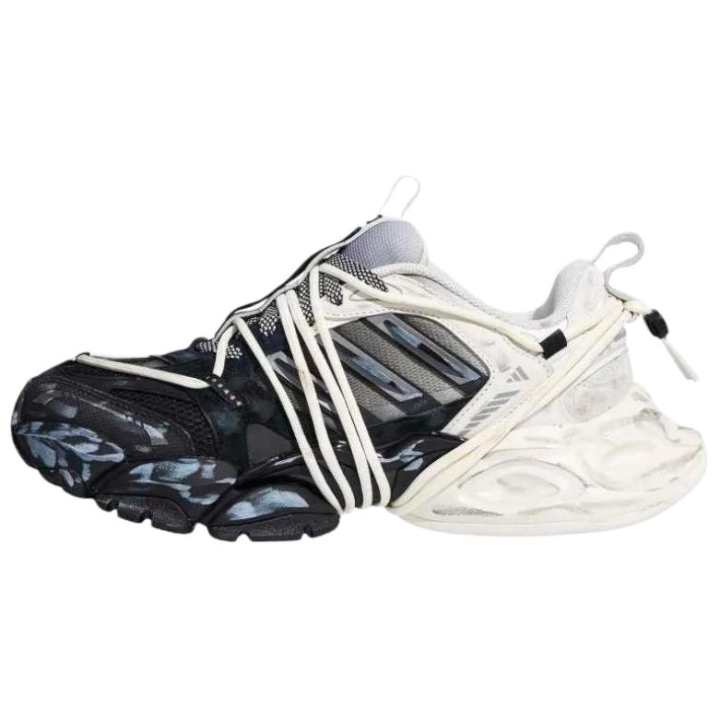 Adidas Adidas XLG RUNNER DELUXE 2.0 Running Shoes Unisex Low Top Black White Gray