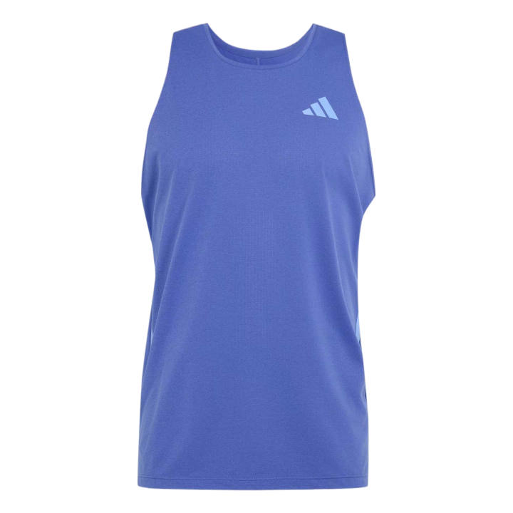 Adidas Adidas Running Tank Tops Men's Double Indigo Crew Neck