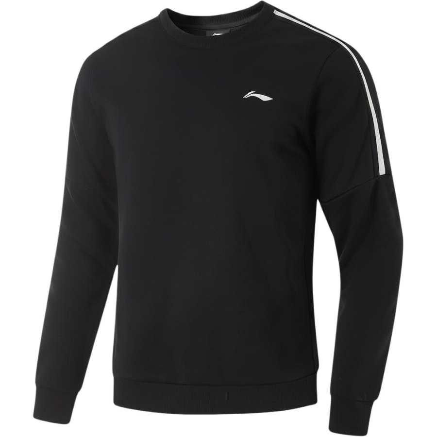 Li-Ning Li Ning Sweatshirts Unisex Black Crew Neck Moderate