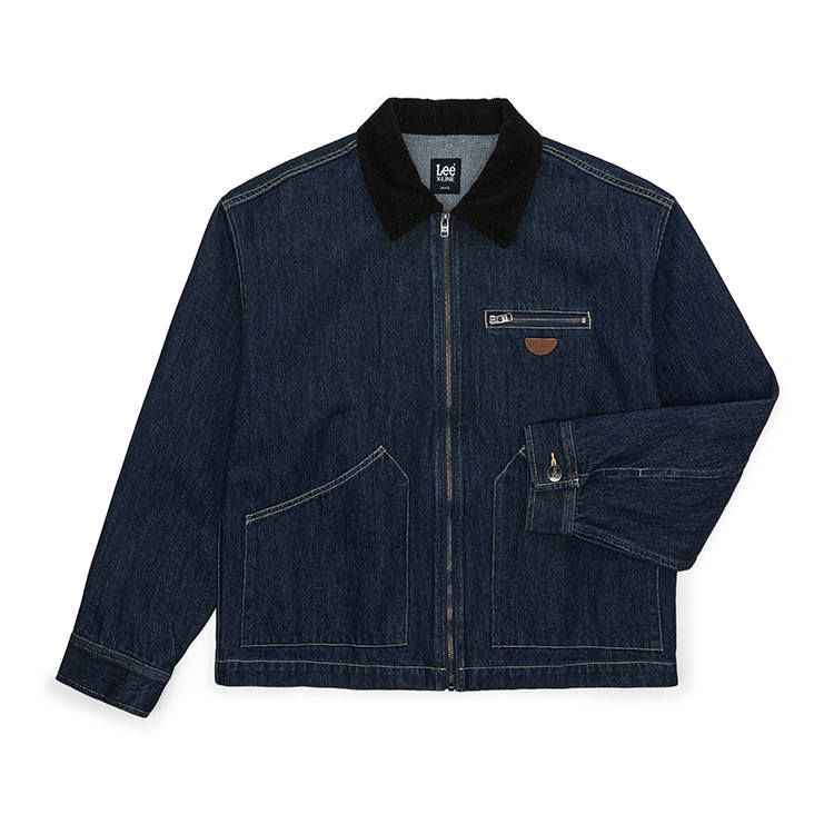 Lee Lee Denim Jackets Men's Lapel Moderate Straight Fit