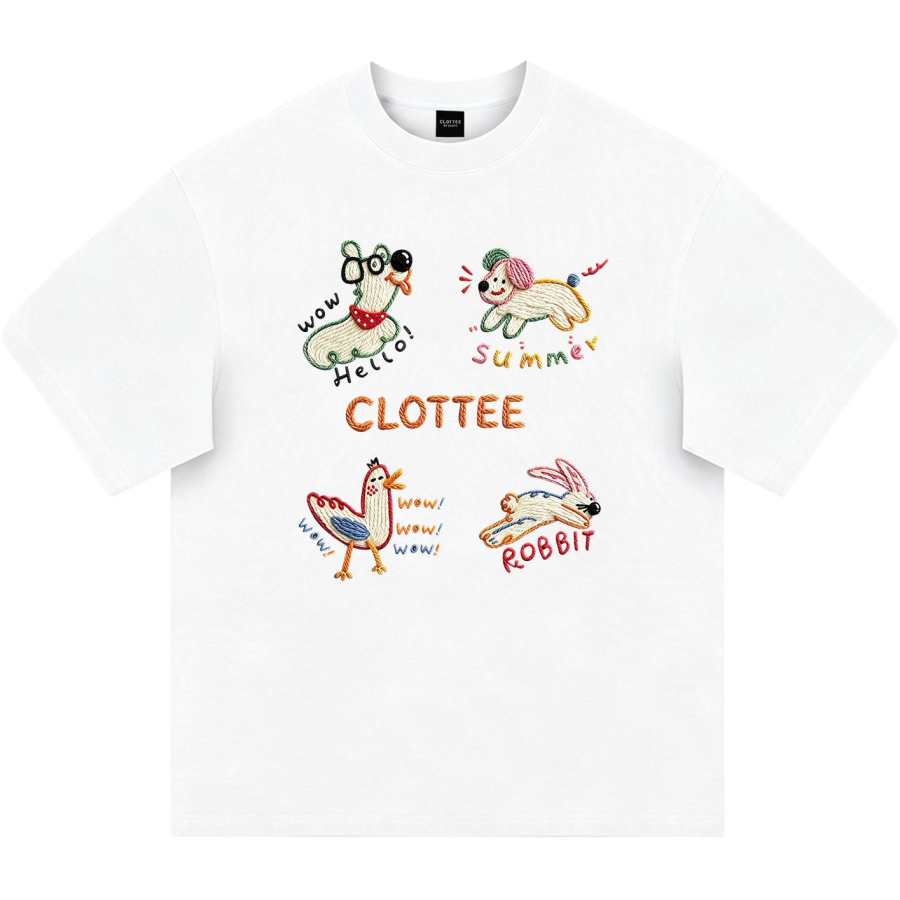 CLOT T Shirts Unisex Crew Neck Thin Straight Fit