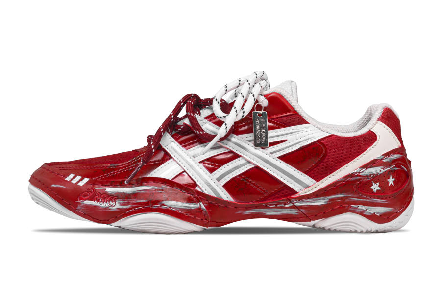 ASICS ASICS Hypersync Casual Shoes Unisex Low Top Red/White