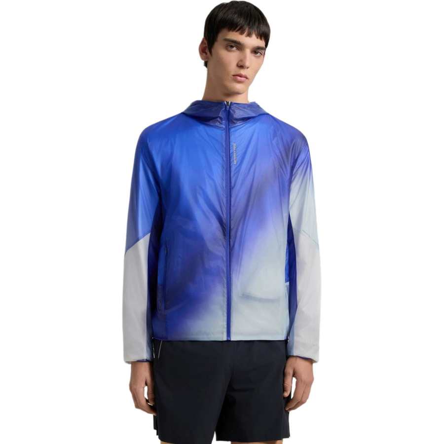 SALOMON Jackets Men's Eclipse Blue Hooded Non Detachable Moderate