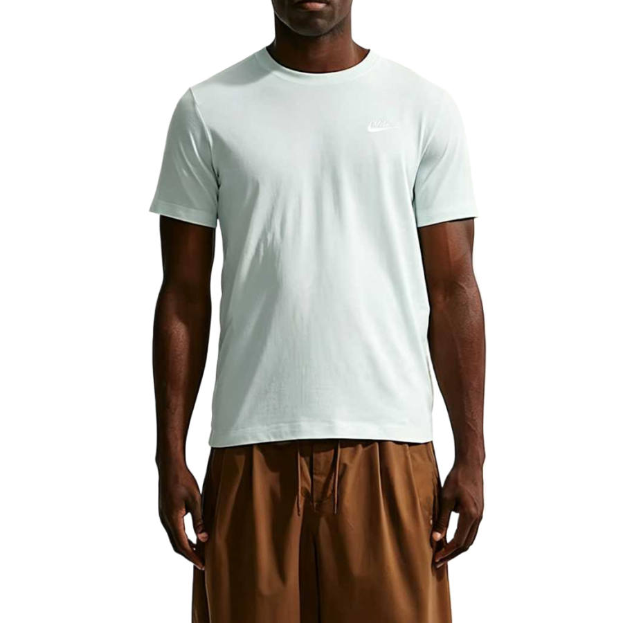 Nike Nike Sportswear Club T Shirts Men's Light Green Crew Neck
