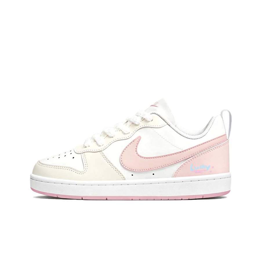 Nike Nike Court Borough Skateboard Shoes Women's Low Top White Pink