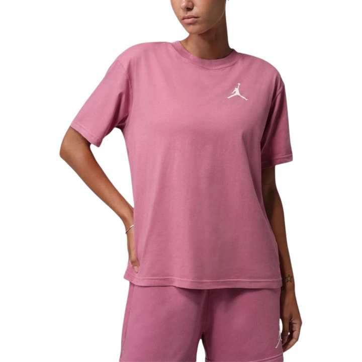 Jordan Jordan T Shirts Women's Pink Crew Neck
