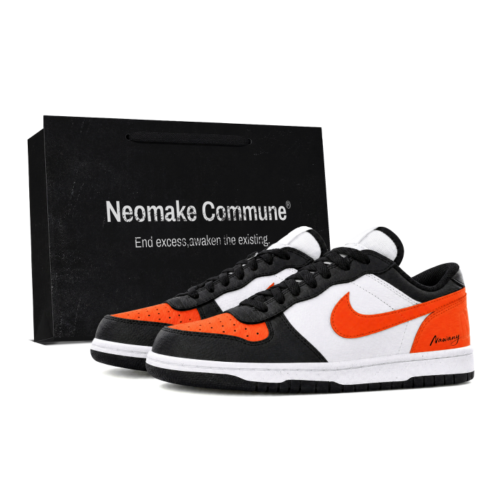 Nike Nike Big Skateboard Shoes Unisex Low Top Orange