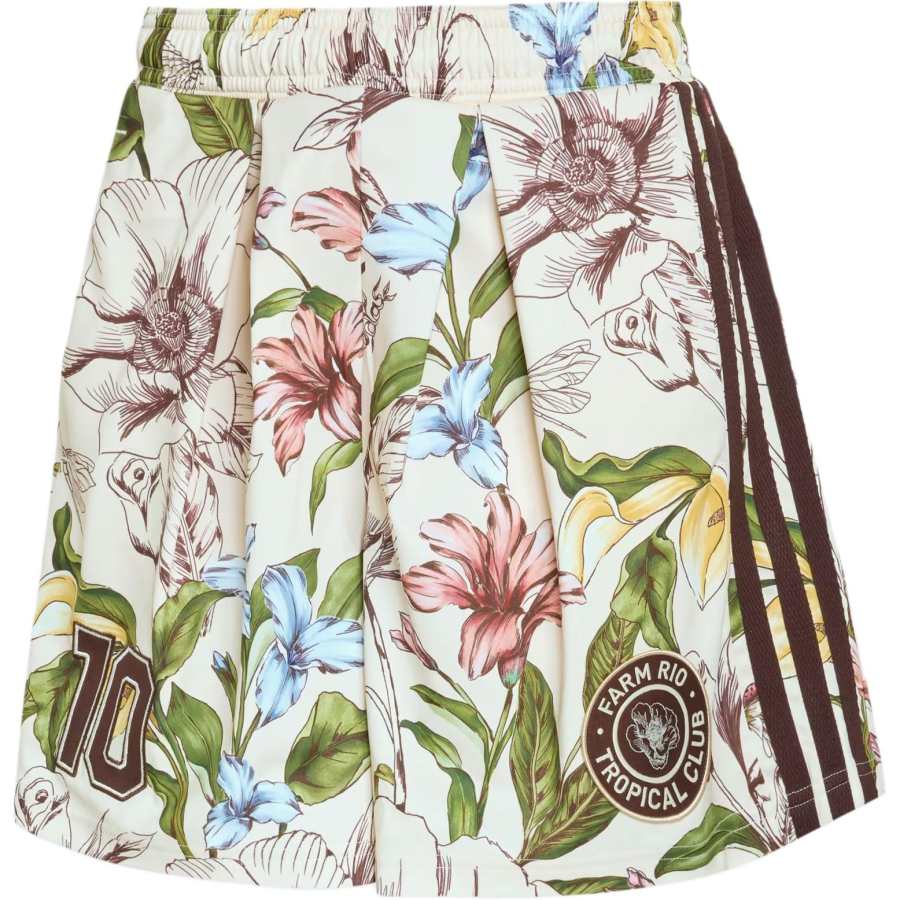 Adidas Adidas X Farm Rio Casual Shorts Women's Ecru/Dark Brown/Craft Green