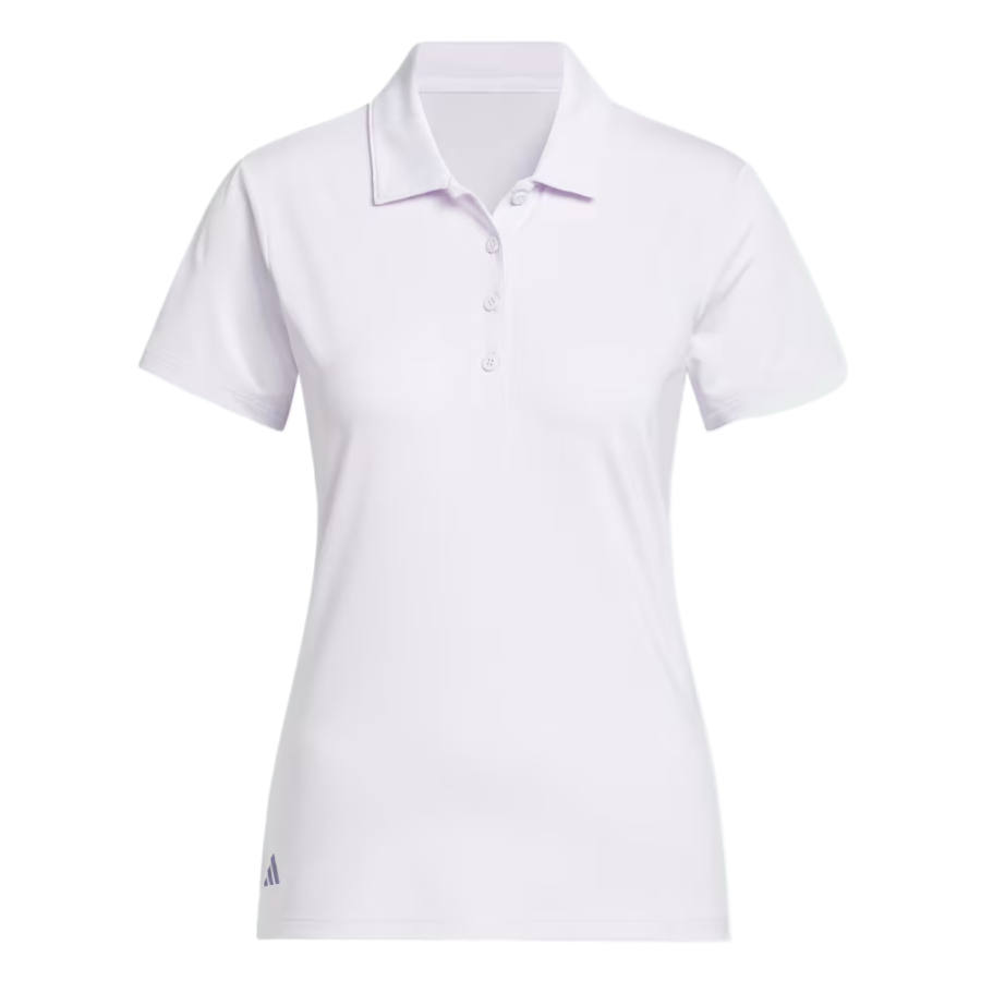 Adidas Adidas Ultimate365 Golf Clothing Women's Frozen Purple Polo Collar Moderate