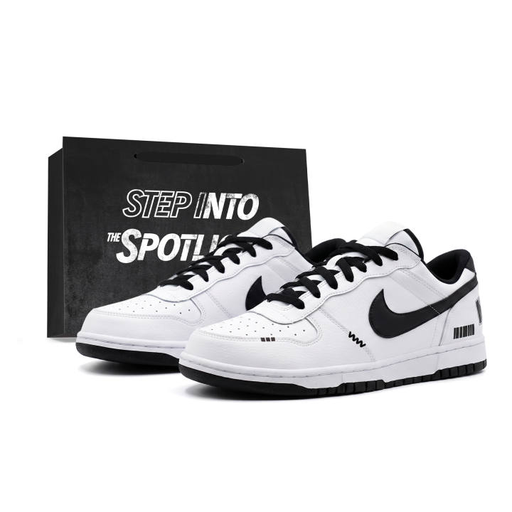 Nike Nike Big Skateboard Shoes Men's Low Top White/Black