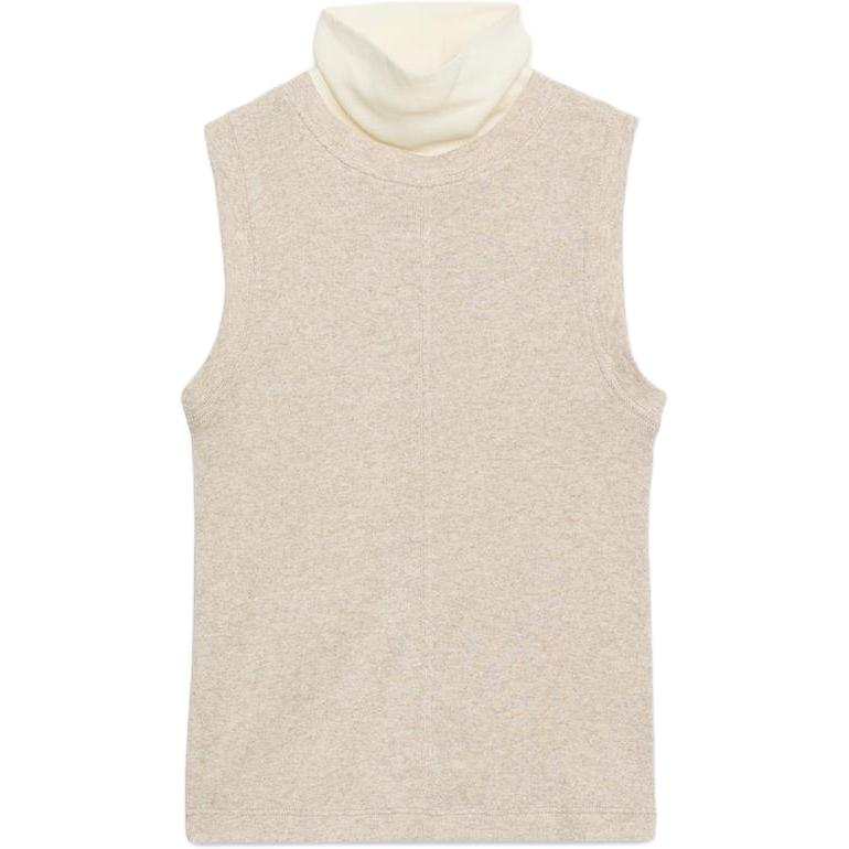 ZARA Tank Tops Women's Sand/Zebra Print