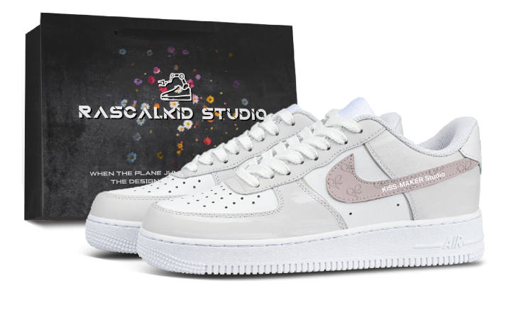 Nike Nike Air Force 1 Skateboard Shoes Unisex Low Top Pink