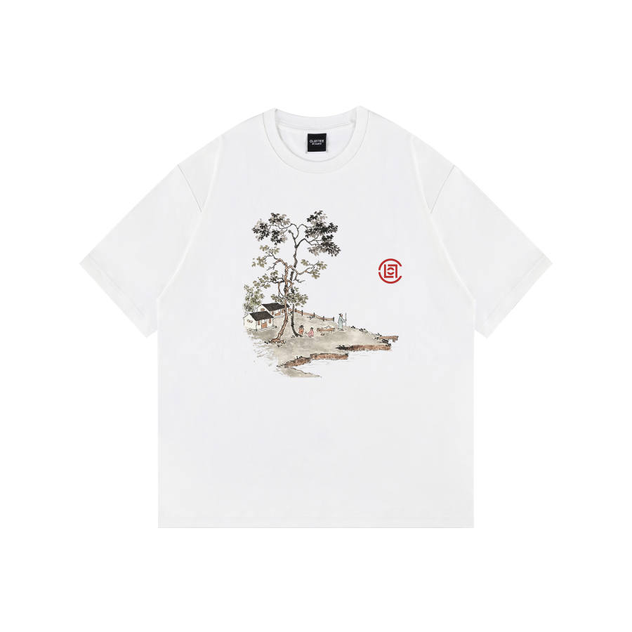CLOT T Shirts Unisex Crew Neck Moderate Straight Fit