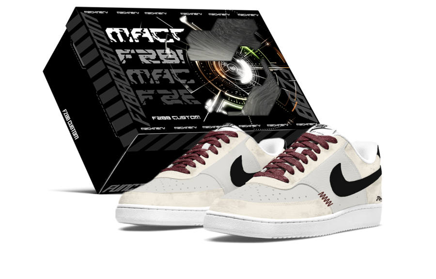Nike Nike Court Vision 1 Box, Vintage, Roman Brown Slip Resistant Cushioning Low top Skateboard Shoes Men's Brown